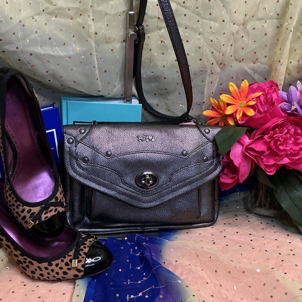 Coach Rhyder Crossbody Gunmetal Black